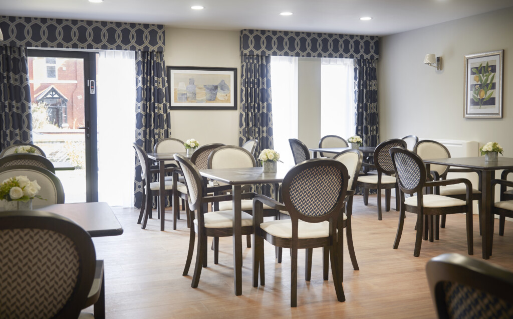 Care home dining room