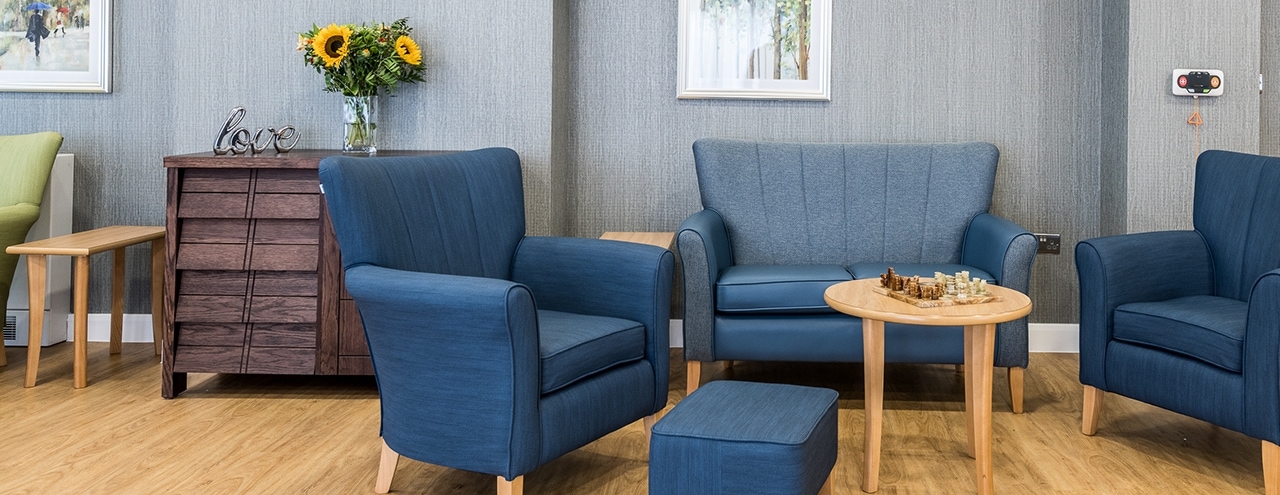 Lounge in care home