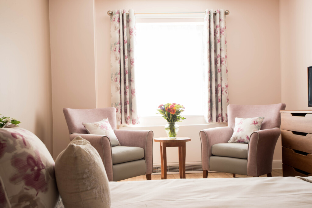 Luxury care home bedroom